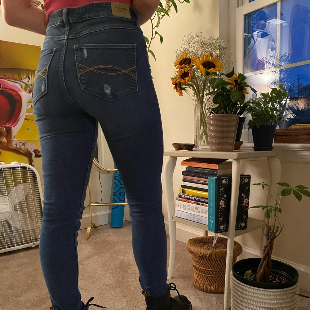 A&F skinny jeans